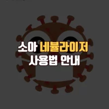 소아 네뷸라이저 사용법 안내