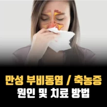 만성-부비동염-원인-치료-방법