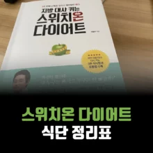 스위치온-다이어트-식단-정리표