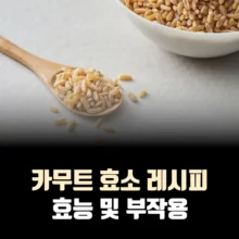 카무트-효소-효능-부작용-먹는법