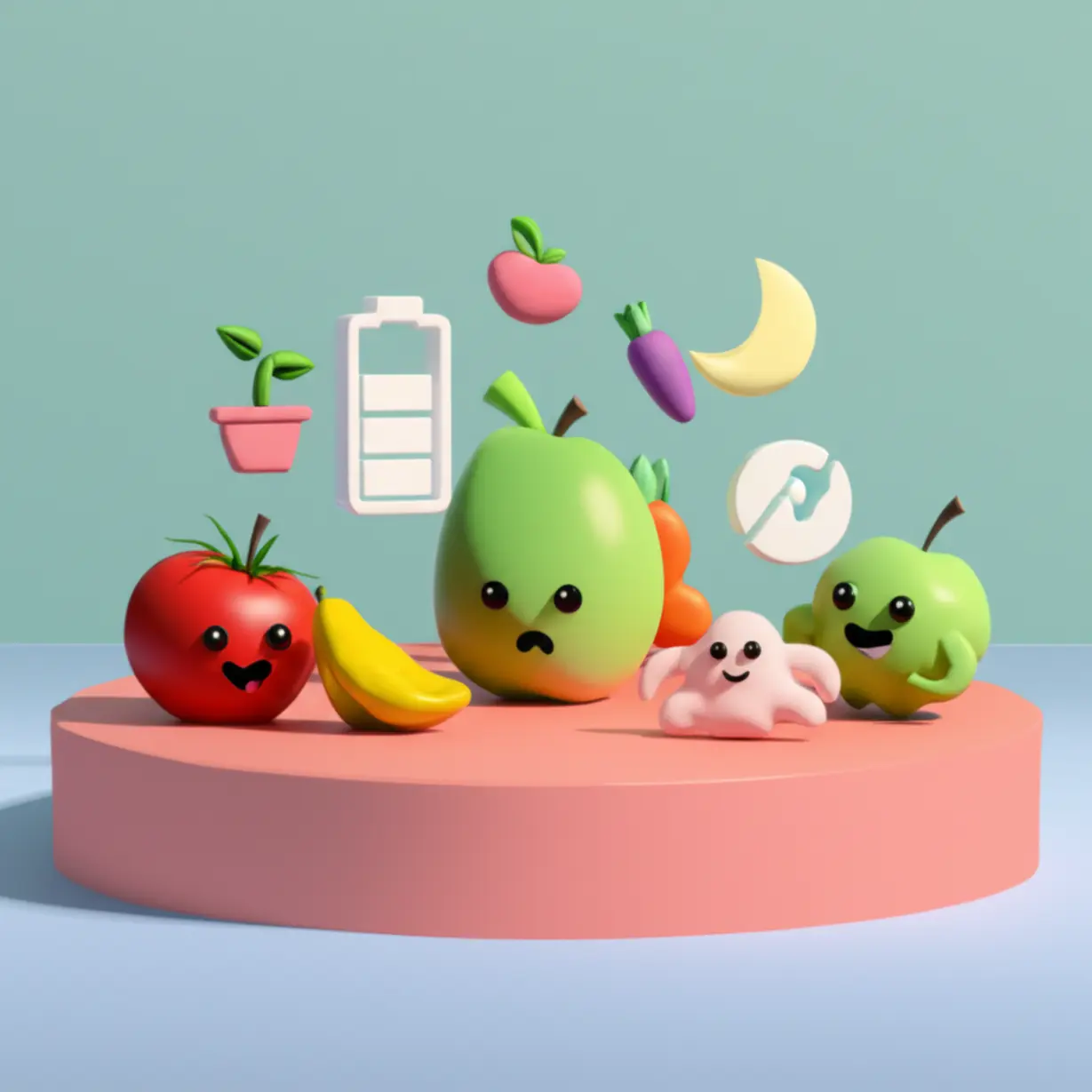 귀여운-3D-백혈구-감소-증상과-건강한-대처-방법을-상징하는-일러스트