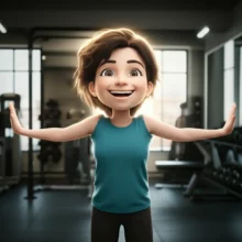 밝고-활기찬-기운이-넘치는-사람이-운동하는-모습