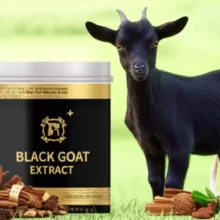 3D-rendered-image-of-a-black-goat-with-black-goat-extract-and-natural-ingredients.