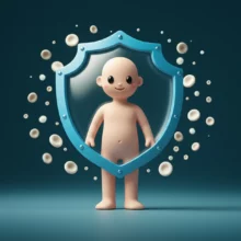 면역력을-보호하는-귀여운-3D-방패-이미지