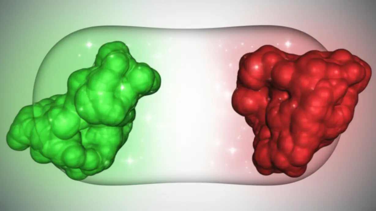 라이신과-아르기닌이-길항-관계에-있음을-나타내는-두-아미노산-분자의-상호작용