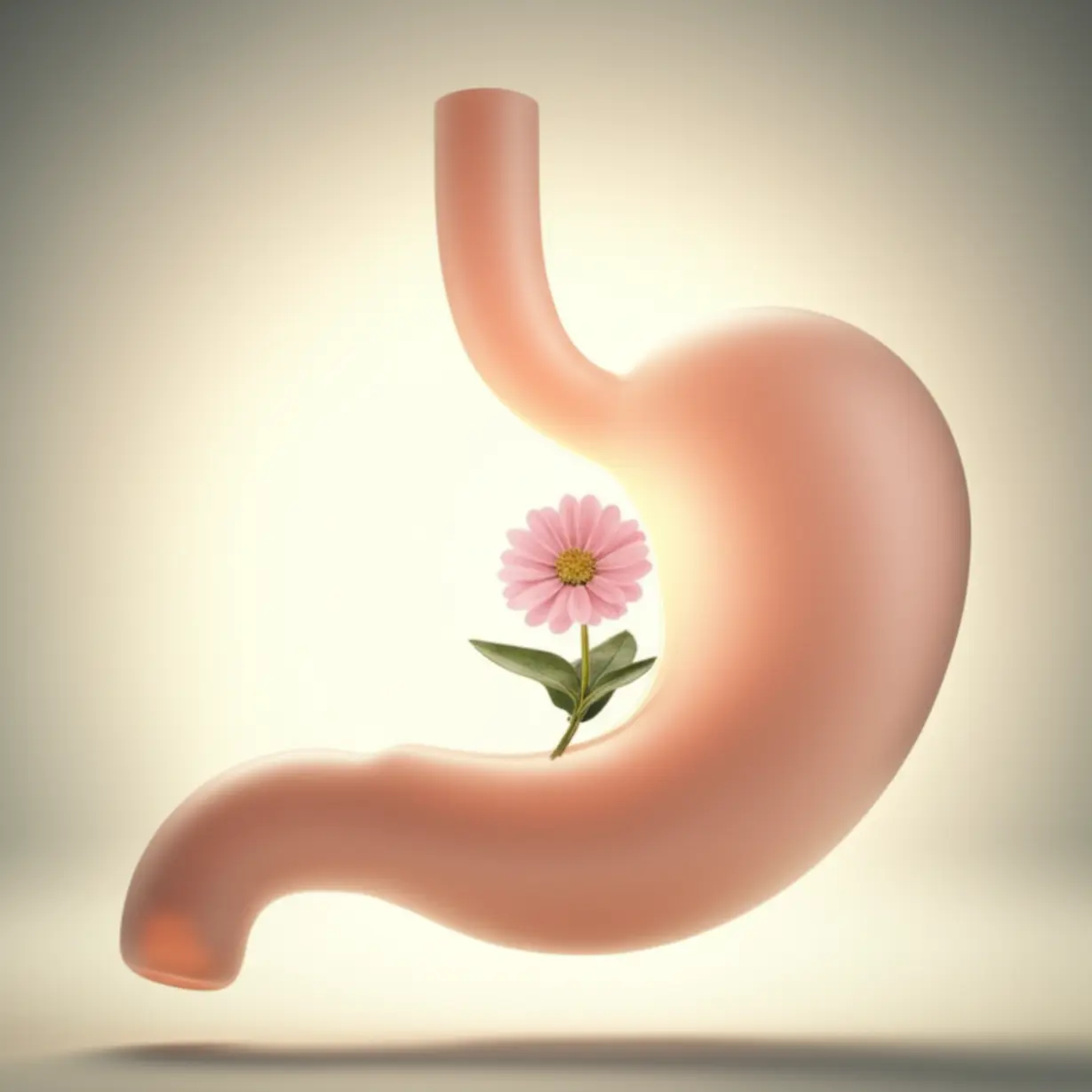 고요하고-편안한-위장-모양에서-피어나는-꽃봉오리,-따뜻한-빛이-주변을-감싸며-치유와-균형을-상징하는-3D-이미지
