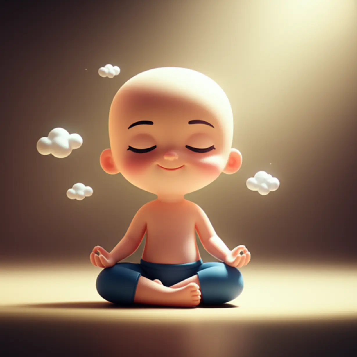 아늑한-방에서-평화롭게-명상하며-스트레스-없는-구름과-차분한-에너지를-내뿜는-차분한-캐릭터