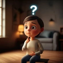 오른쪽-배를-만지며-건강에-대해-생각하는-사람의-3D-이미지