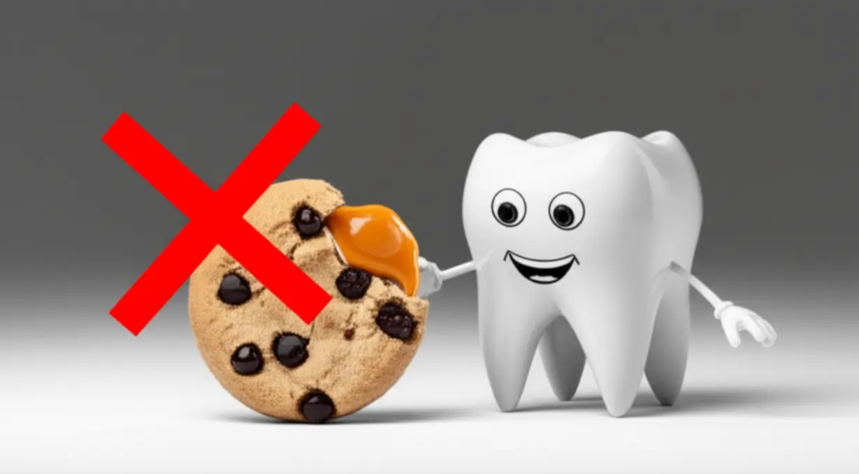 사랑니-발치-후-피해야-할-음식을-거부하는-건강한-치아-캐릭터