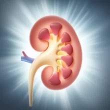 빛나는-콩팥을-보호하는-건강한-이미지,-생명력을-상징