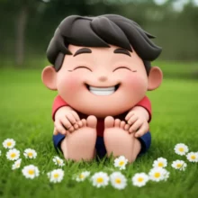 A-happy-person-stretching,-symbolizing-freedom-from-foot-odor,-with-clean,-fresh-feet.