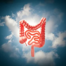 A-cheerful-and-healthy-intestine-depicted-in-3D,-symbolizing-digestive-comfort.