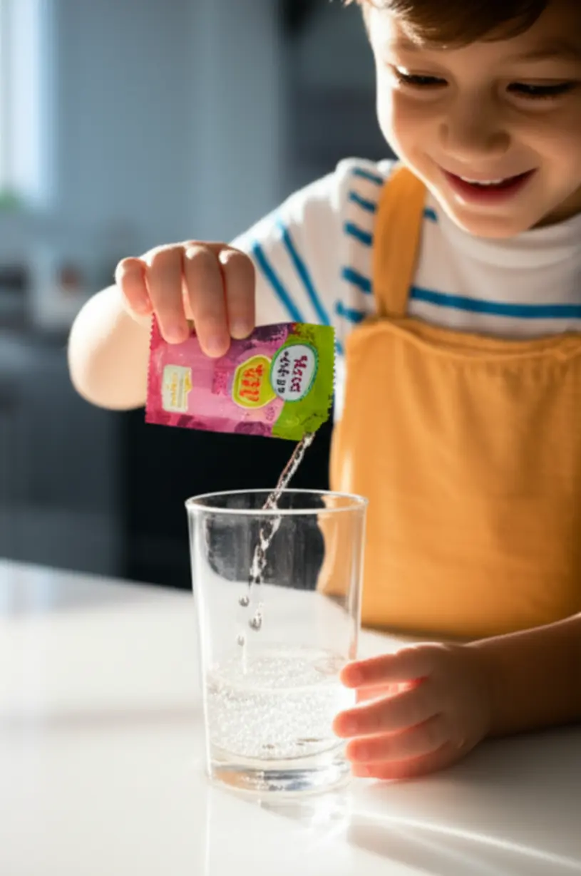 밝은-아침-주방에서-한-사람이-활기찬-분위기-속에서-웃으며-포를-탄산수에-붓는-모습