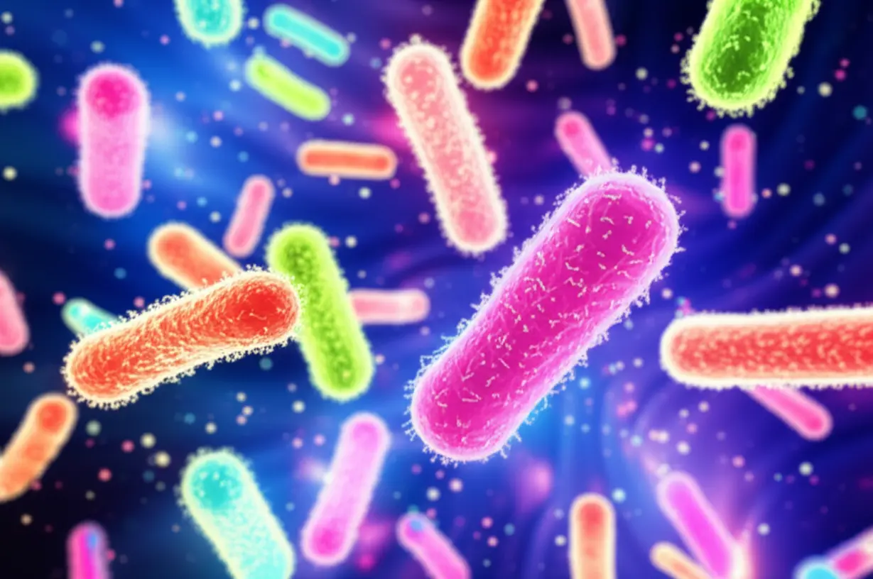활기차고-건강한-장내-미생물들이-빛나는-모습