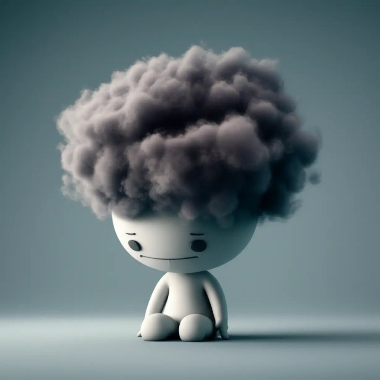 약의-부작용으로-몸과-마음이-무거워진-사람을-상징하는-3D-이미지