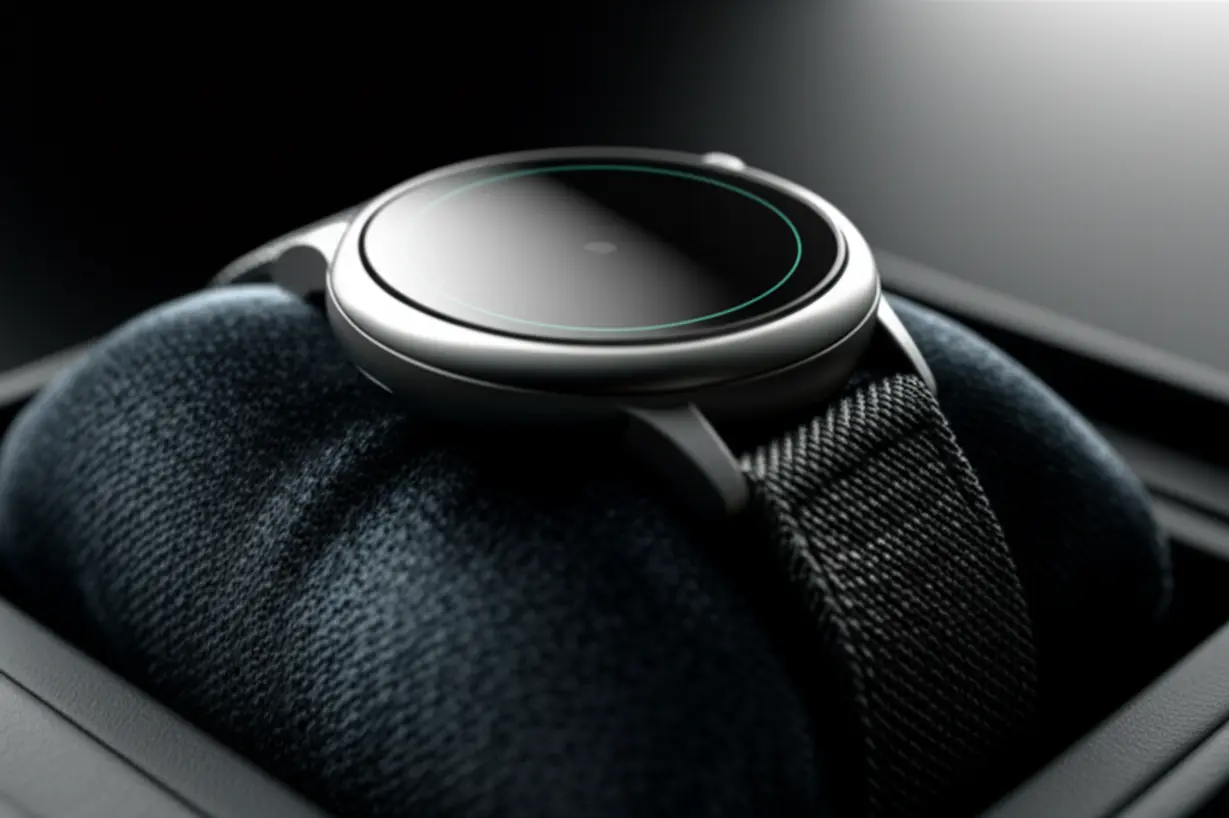 Luxurious-smartwatch-on-a-cushion