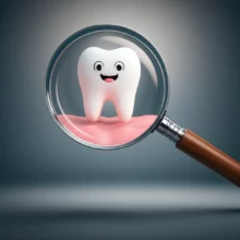 건강한-잇몸의-숨겨진-비밀을-밝히는-귀여운-3D-돋보기-이미지