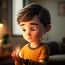 A-person-observing-their-hand,-illuminated-by-a-faint-inner-glow,-in-a-warm-room,-symbolizing-a-hidden-health-signal.