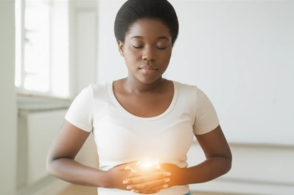 따뜻하고-빛나는-기운이-퍼지며-편안해하는-사람