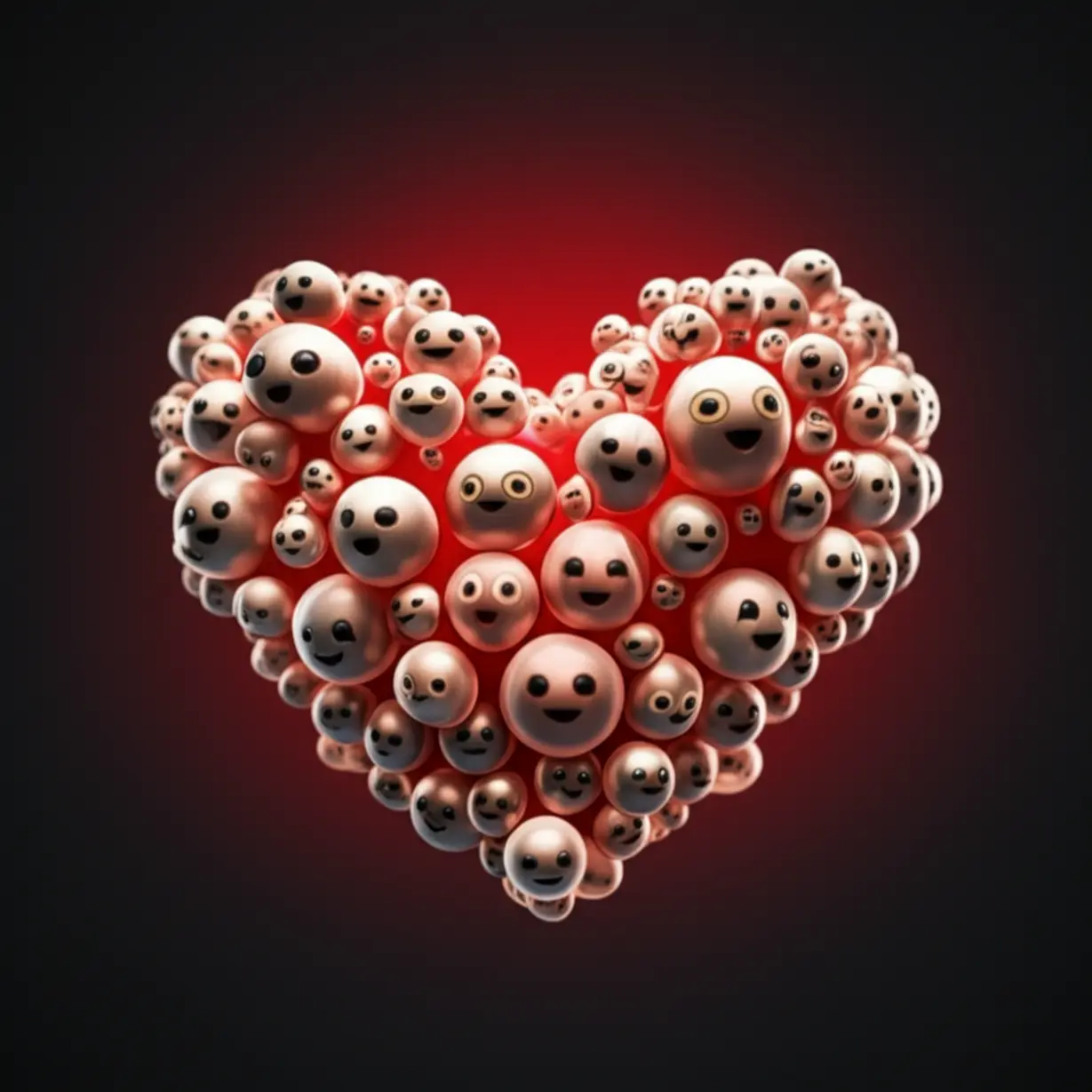 A-3D-illustration-of-small,-round-iron-atoms-near-a-heart-shape,-representing-the-importance-of-iron-for-heart-function.