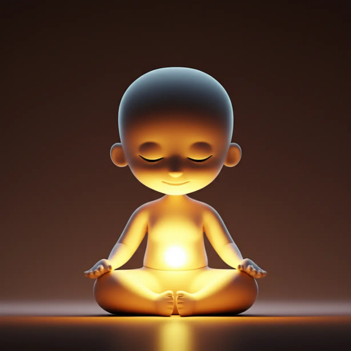 평화롭게-명상하는-3D-캐릭터의-복부에서-부드러운-황금빛이-발산되며-내면의-평화와-치유를-상징하는-모습