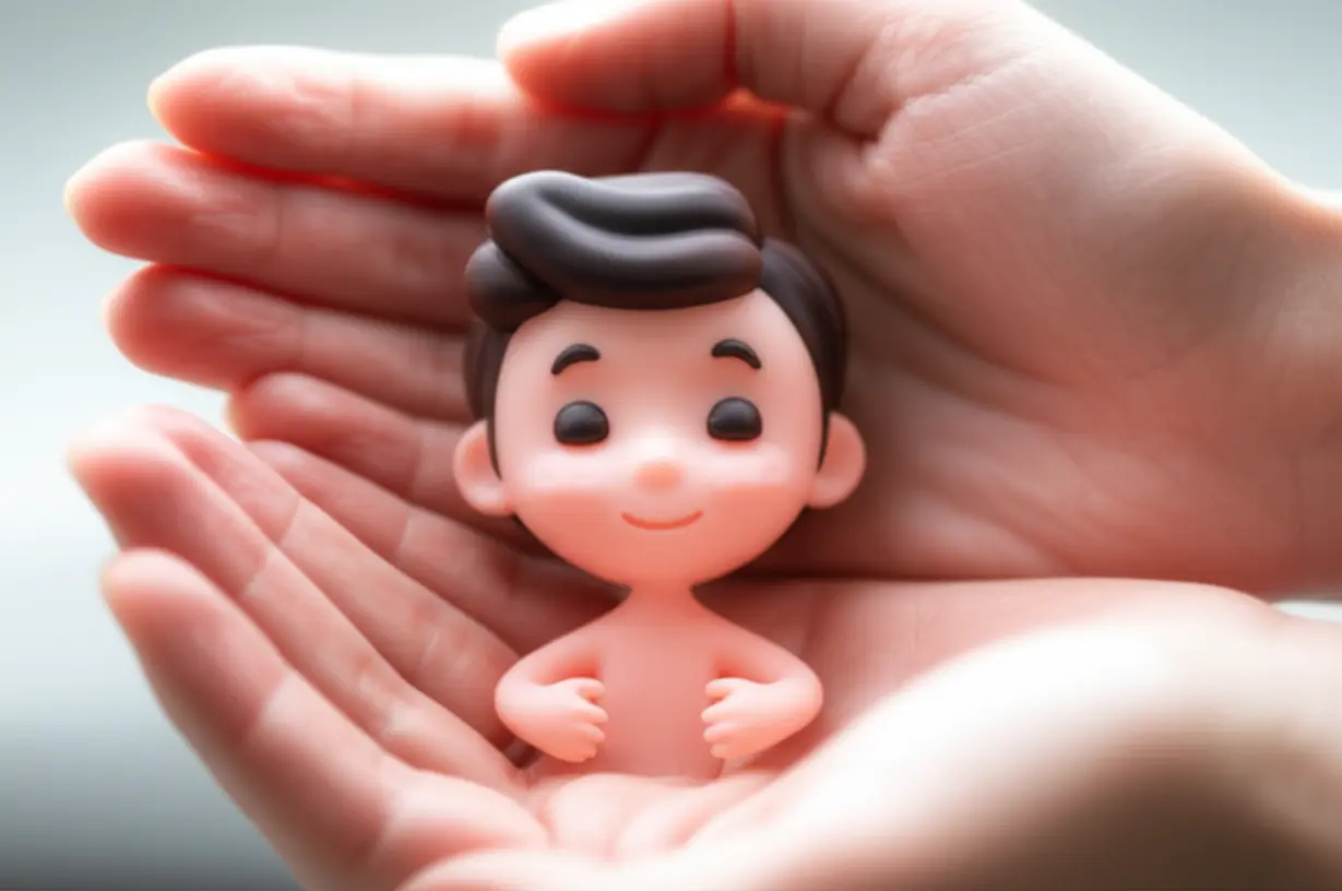 Cute-3D-image-of-a-person-gently-supported-by-two-hands,-representing-comprehensive-care.