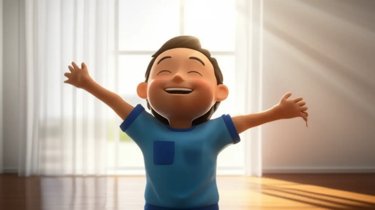 가슴-통증으로-부터-벗어나-편안하게-스트레칭하는-사람의-3D-이미지