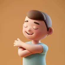 어깨-스트레칭으로-편안해진-모습의-사람