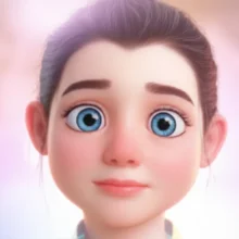 A-woman-looking-relieved-and-confident,-surrounded-by-a-gentle,-clean-aura.