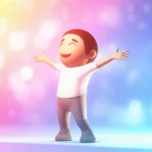 새로운-에너지로-활기차게-기지개를-켜는-사람의-3D-이미지