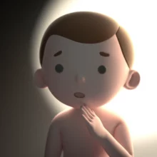 A-3D-rendering-of-a-small,-stylized-person-with-a-thoughtful-expression,-leaning-in-as-if-listening-to-a-quiet-secret,-with-a-soft,-mysterious-glow-emanating-from-behind-them,-suggesting-a-hidden-discovery.