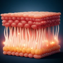 A-3D-illustration-of-healthy-skin-revealing-hidden-metabolic-processes,-suggesting-deeper-health-insights.