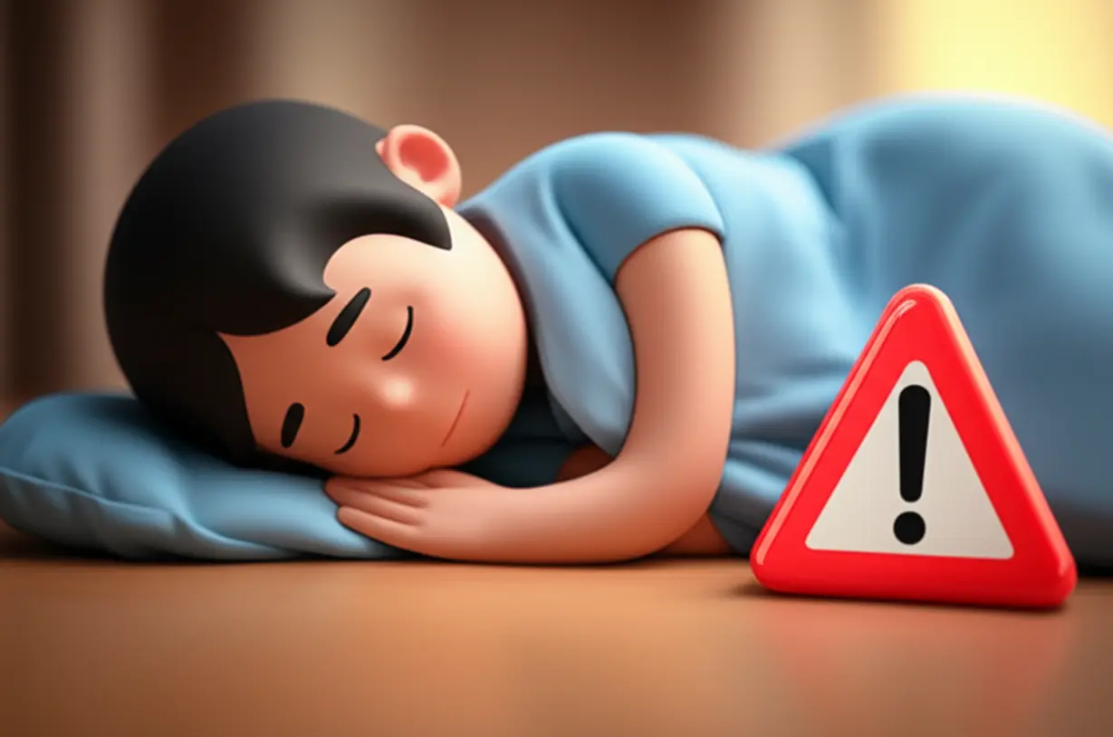 편안하게-잠든-캐릭터-옆에-작지만-중요한-경고등이-깜빡이는-모습