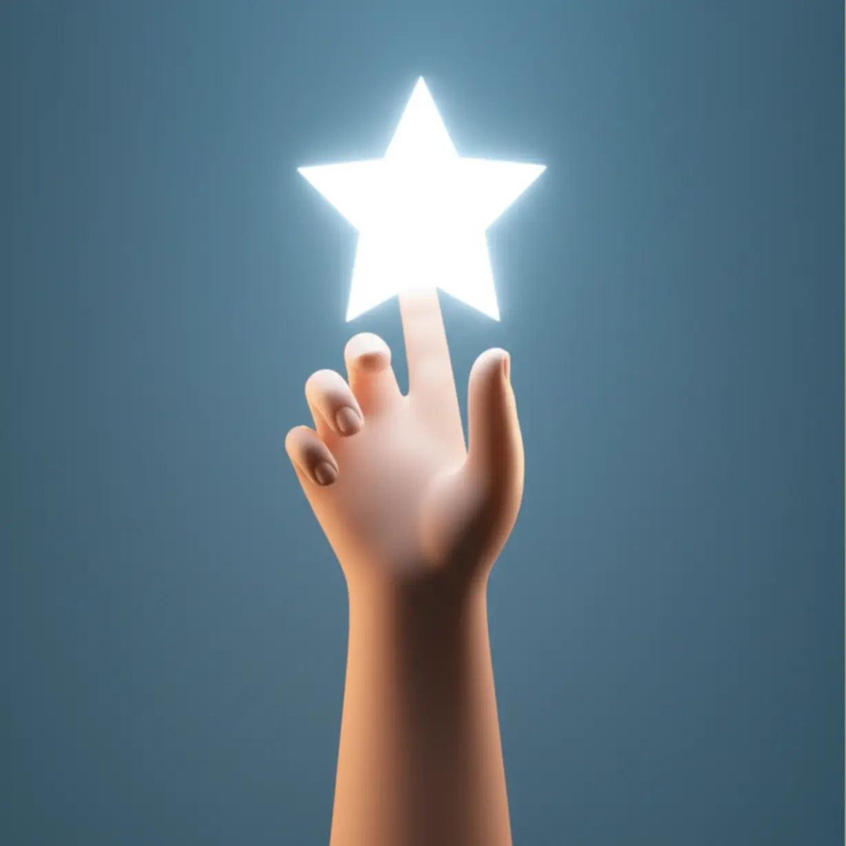 팔을-뻗어-별을-잡는-모습,-성공적인-회복-상징