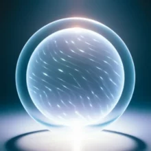 빛나지만-섬세한-보호막이-따뜻한-빛에-둘러싸인-모습