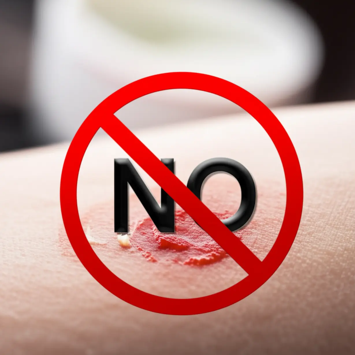 화상-부위에-치약-같은-것을-바르지-말라는-경고-이미지