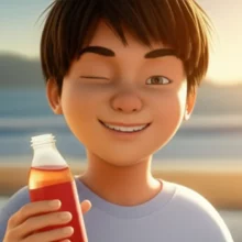 여름-더위를-이겨내는-비밀을-아는-사람의-모습