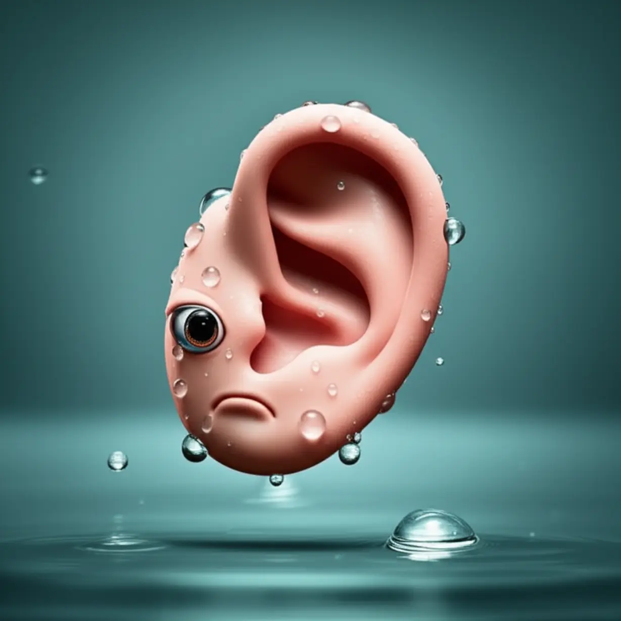 A-worried-cartoon-ear-surrounded-by-water-droplets.