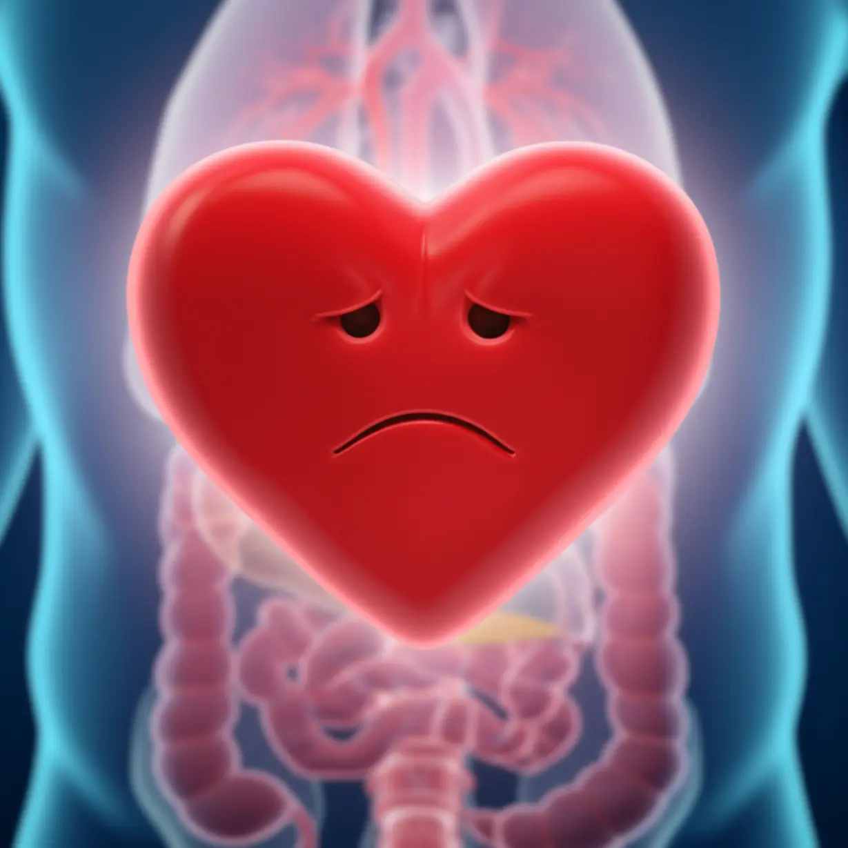 걱정스러운-표정으로-경고를-보내는-듯한-장기들의-3D-이미지
