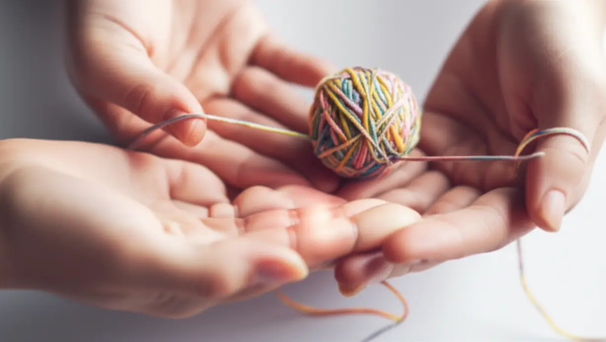 부드러운-손이-얽힌-실타래를-푸는-귀여운-3D-이미지,-잔뇨감에-숨겨진-감정적-메시지를-이해하고-해소하는-과정을-상징합니다.