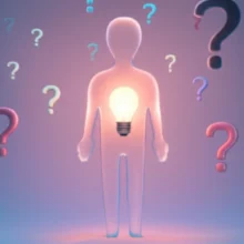 몸속에서-깜빡이는-작은-전구와-물음표가-있는-귀여운-3D-이미지