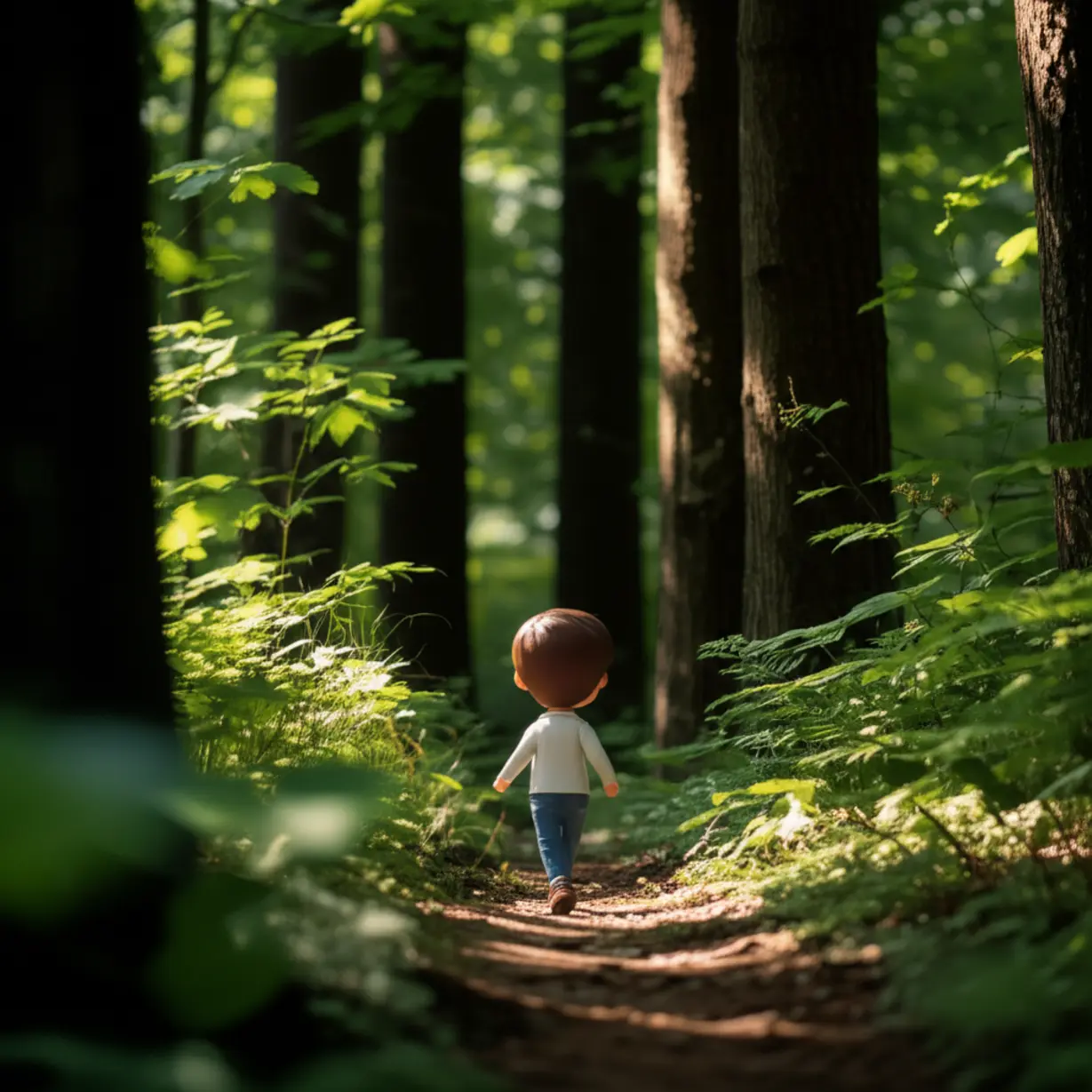 A-3D-illustration-of-someone-finding-a-secret,-illuminated-path,-representing-hidden-health-causes.