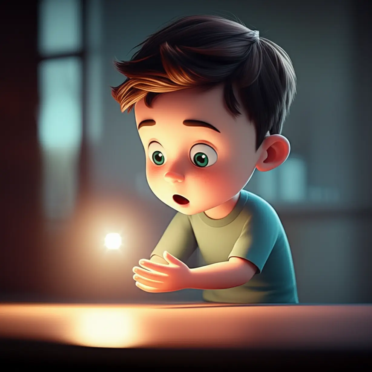 새로운-지식을-깨달은-듯-놀라고-깨우친-사람의-귀여운-3D-이미지