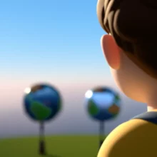 안경을-쓰고-흐릿한-세상이-선명하게-변하는-것을-깨닫고-놀라는-3D-사람의-모습