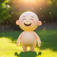 햇빛-알레르기에서-해방되어-행복하게-햇빛을-즐기는-캐릭터