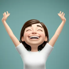 해독-후-개운하게-기지개-켜는-사람의-귀여운-3D-이미지