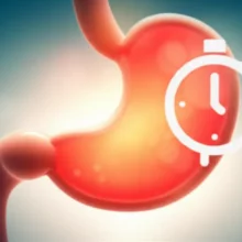 식후-1시간-혈당-관리의-중요성을-나타내는-건강한-위장과-시계-아이콘