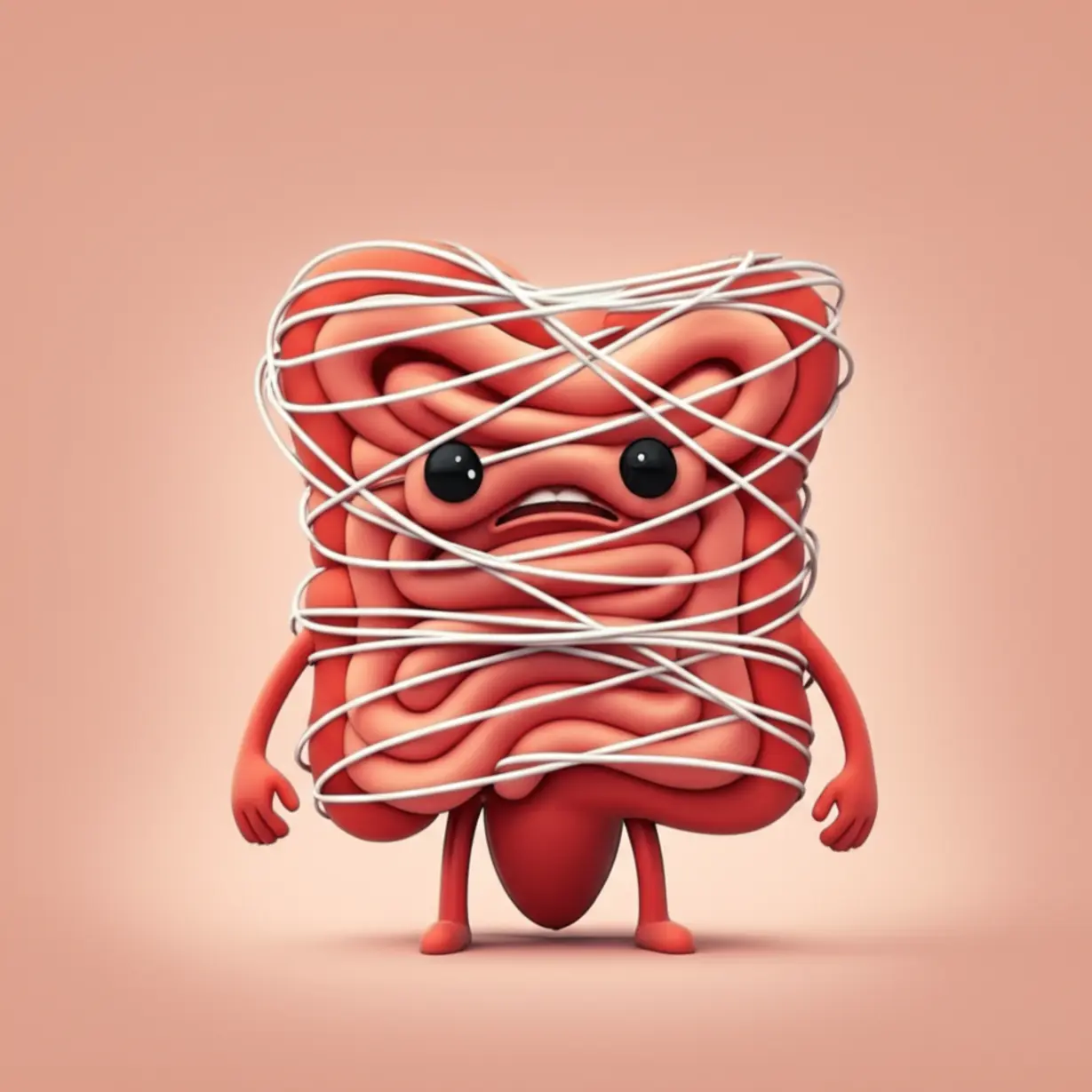 A-cute-3D-gut-character-tangled-in-strings-of-bad-habits.