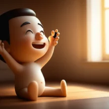 오랫동안-붓던-다리의-숨겨진-원인을-찾아내-가벼워진-몸으로-행복하게-스트레칭하는-사람의-귀여운-3D-이미지