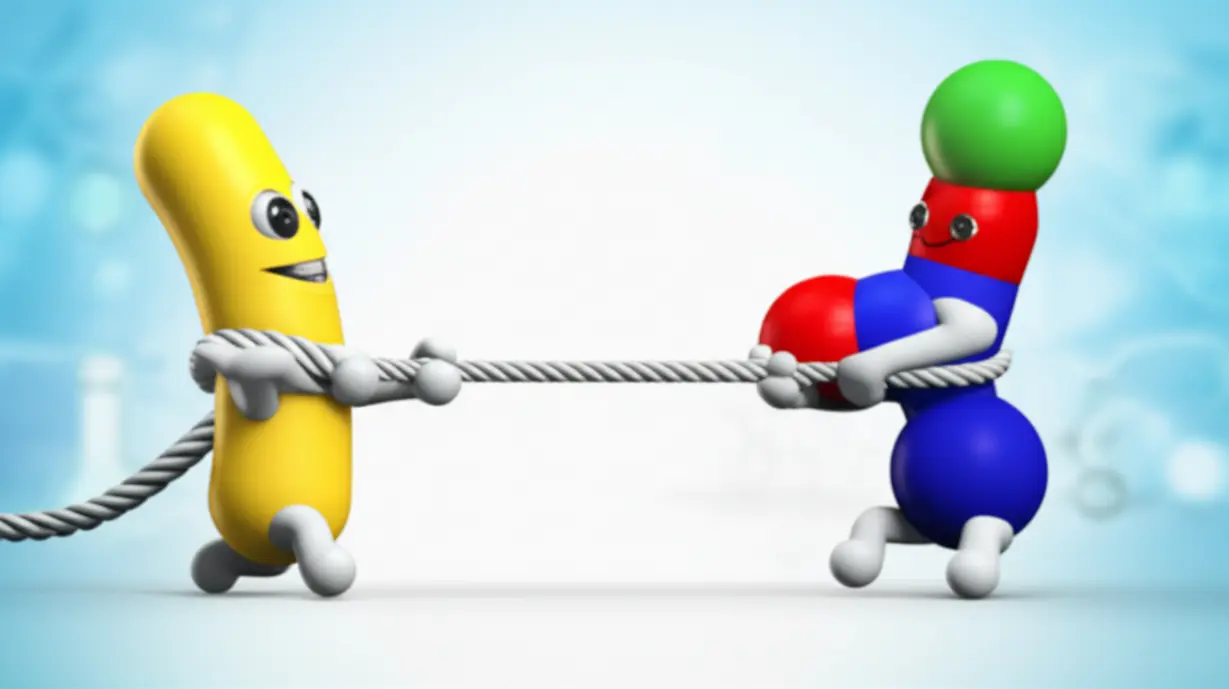 라이신과-아르기닌-분자가-균형을-이루는-모습